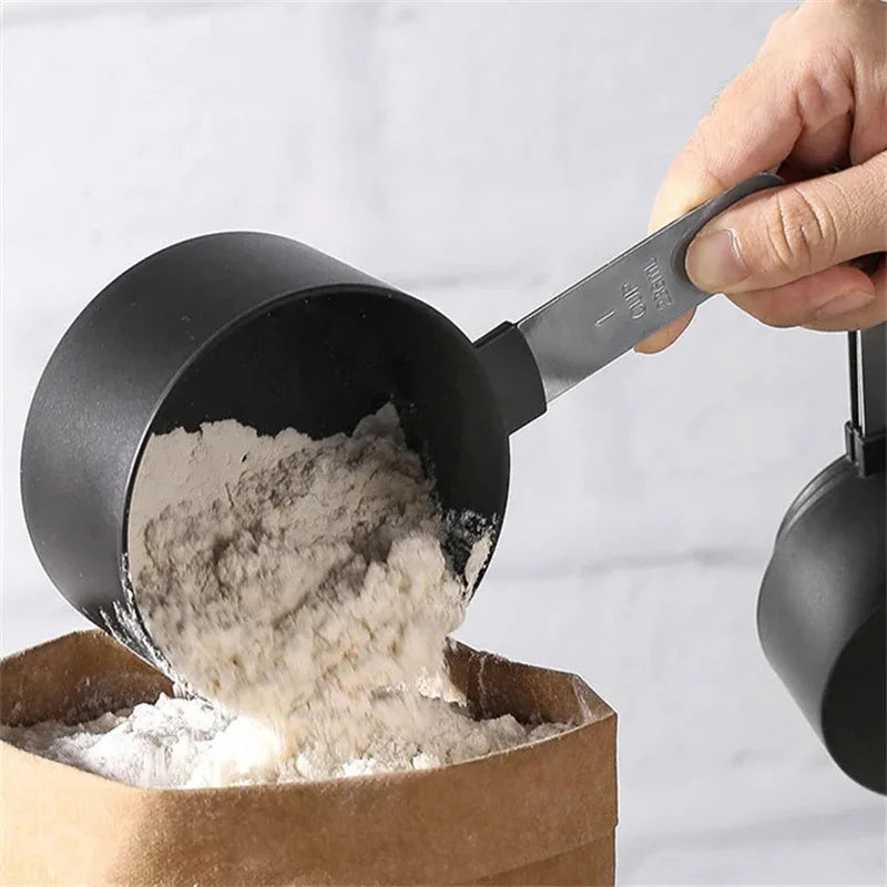 4/8-Piece Measuring Cup & Spoon Set – Graduated Baking Tools Measuring Cup Set Axl