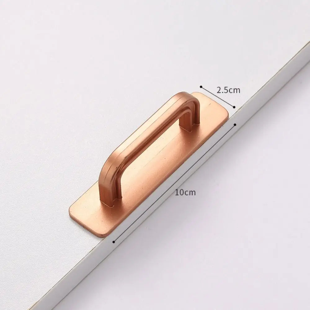 Self-Adhesive Cabinet Drawer Handles – No-Drill Door Knobs Cabinet Door Handle Axl gold-Small