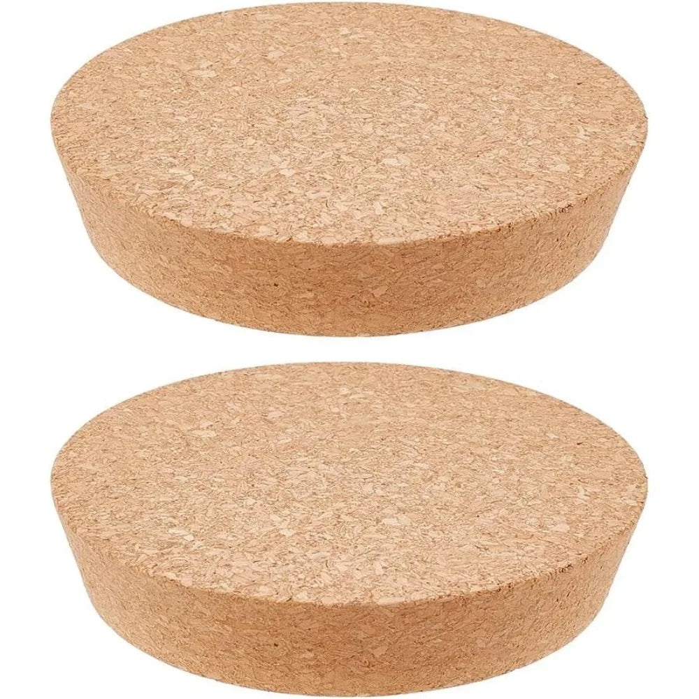 2-Pack Large Tapered Cork Stoppers 4.6–5.1 Inch Bottle Plugs Cork Bottle Stoppers Axl AECH04-18759