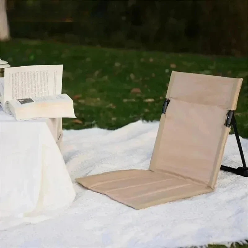 Foldable Camping Chair – Cushioned Backrest, Beach & Picnic Folding Camping Chair Axl