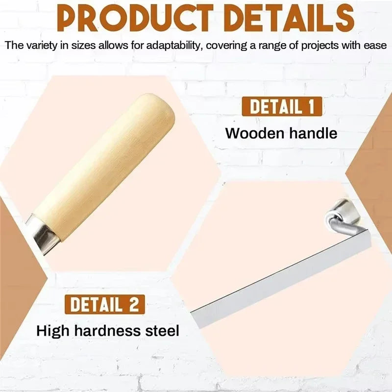 5-Piece Plastering Trowel Set – Carbon Steel Cement & Drywall Plastering Trowel Set Axl