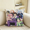 Anime Linen Cushion Cover Set – Sofa, Bed & Chair Pillow Case Linen Cushion Cover Axl White6 60X60cm