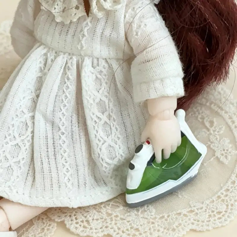1:12 Dollhouse Miniature Steam Iron Model Ornament | DIY Dollhouse Accessory Axl