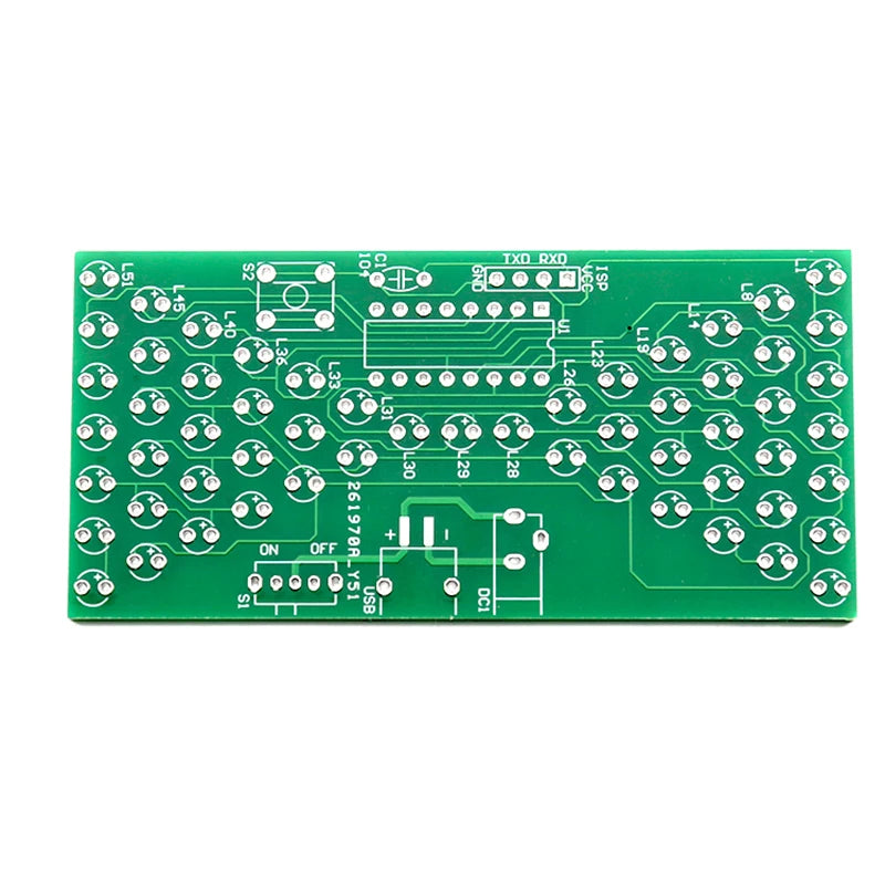 LED Electronic Hourglass DIY Soldering Kit – 57 LEDs, 5V DIY Electronics Kit Axl
