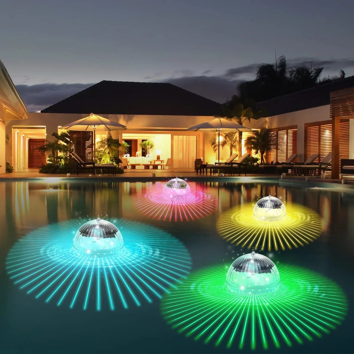 Solar LED Floating Ball Light – RGB Color Changing Pool Lamp Solar Floating Light Axl Solar Floating Lamp