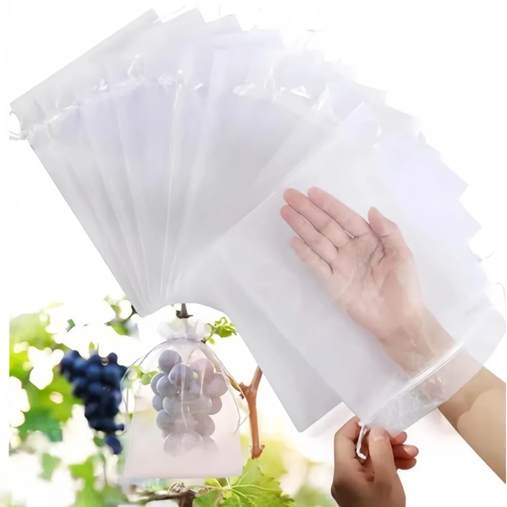 10-Pack Nylon Fruit Protection Bags – Pest & Bird Netting Fruit Protection Bags Axl