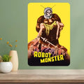 Robot Classic Movie Metal Poster Sign | Retro Aluminum Wall Art Metal Wall Sign Axl aluminum sign aluminum 20x30cm