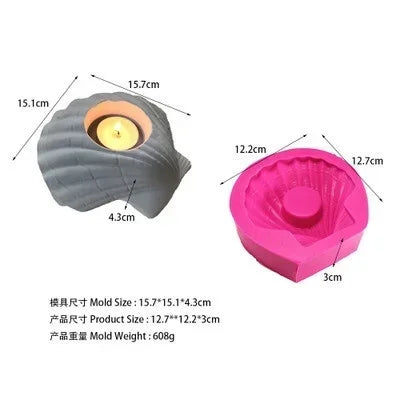 Shell Silicone Mold – DIY Candle, Soap, Cake & Craft Mould Silicone Craft Mold Axl