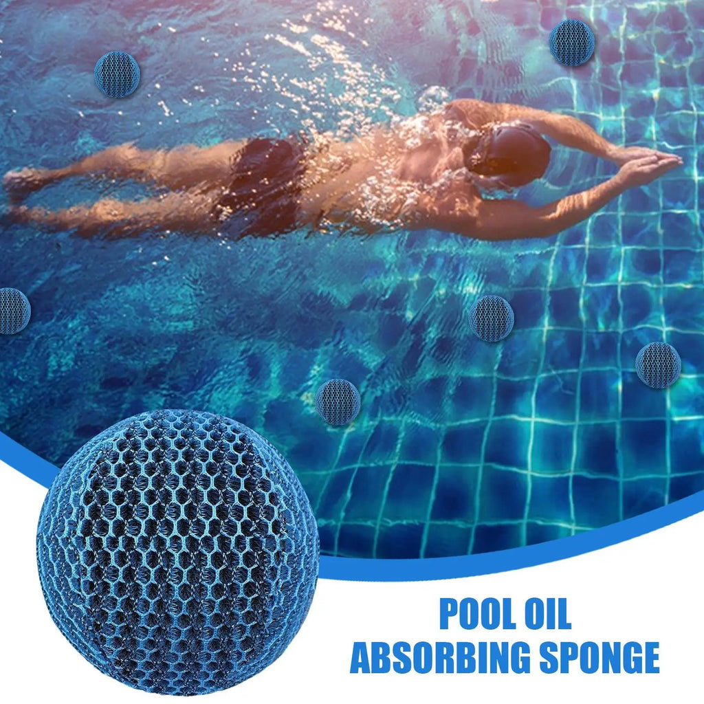 Hot Tub Scum Absorber Ball – Reusable Oil Skimmer for Spa & Pool Pool Scum Absorber Axl