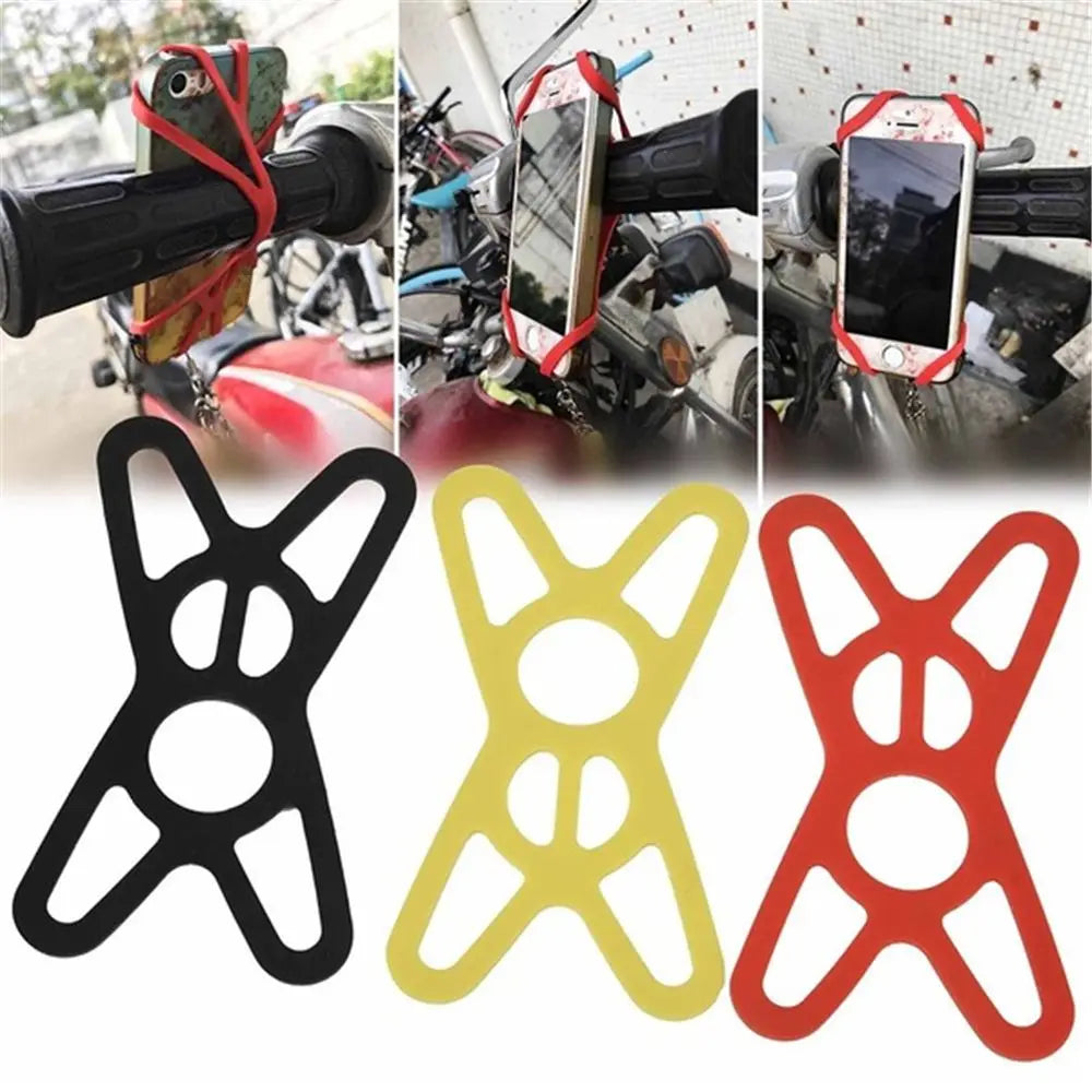 Silicone Bike & Motorcycle Handlebar Phone Mount Holder Handlebar Phone Mount Axl