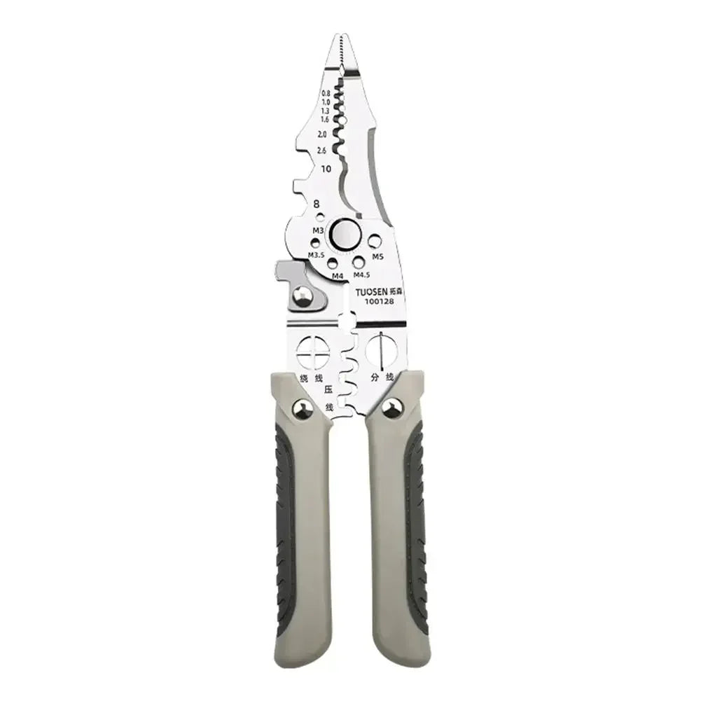 KITPIPI Wire Stripping Pliers – Multifunctional Electrician Tool Wire Stripping Pliers Axl A Non-foldable