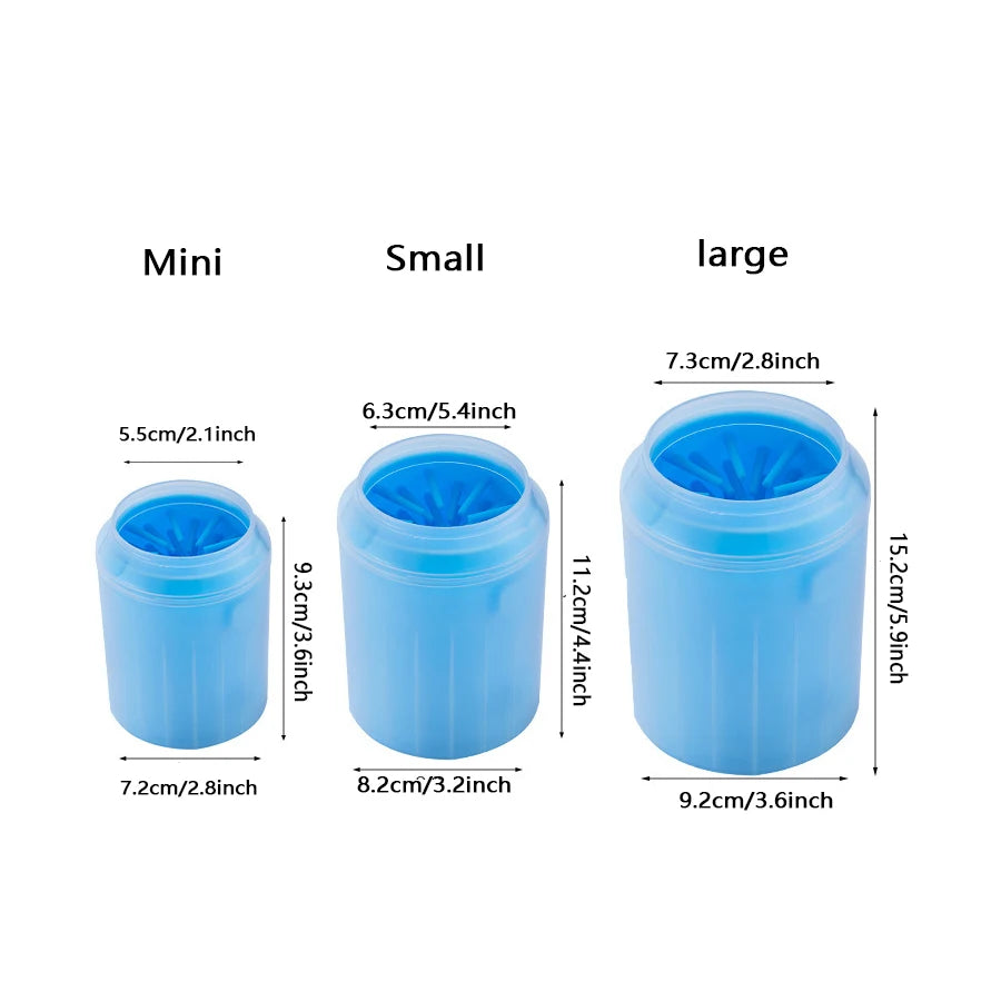 Pet Paw Cleaner Cup – Easy Dog Foot Wash Tool Dog Paw Cleaner Axl