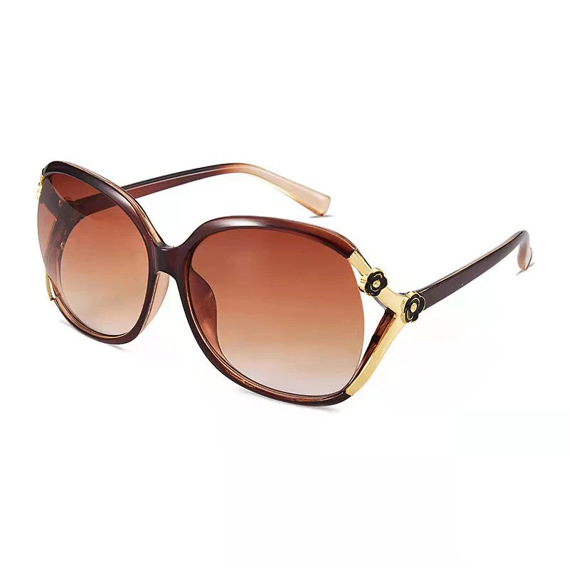 Women's Large Frame Camellia Fashion Sunglasses | Anti-Glare Fashion Sunglasses Axl Tea film