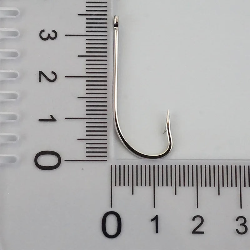 10-Pack Texas Rig Straight Shank Hooks – Wide Bend Soft Bait Fishing Hooks Axl 4-0number-10pcs
