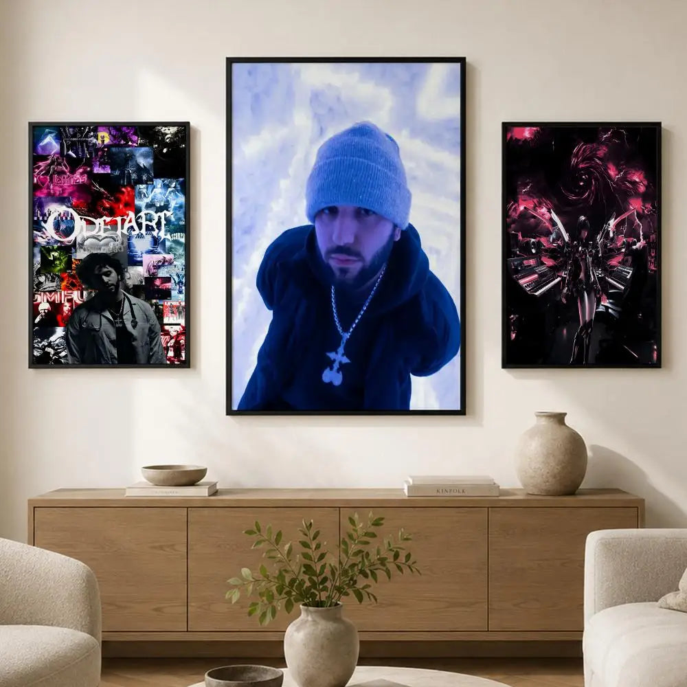 O-Odetari Waterproof PVC Wall Poster – Peel & Stick HD Art Wall Art Poster Axl