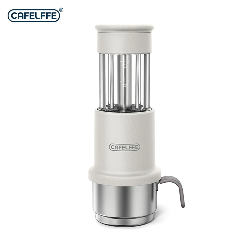 CAFELFFE 2-in-1 Portable Espresso Machine for Travel & Camping Portable Espresso Machine Axl White United States