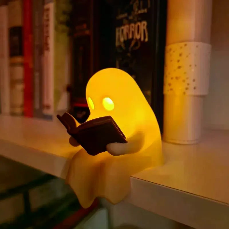 Ghost Reading Book LED Desk Lamp | Halloween Décor Light LED Desk Lamp Axl