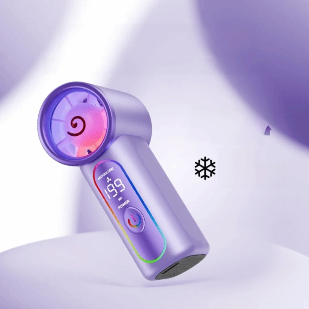 Mini Turbo Handheld Fan – USB Rechargeable Portable Fan Handheld Portable Fan Axl