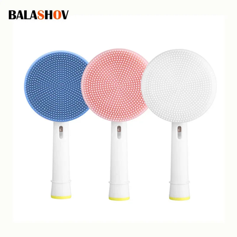 Silicone Facial Cleansing Brush Head for Oral-B Electric Handles Facial Cleansing Brush Axl