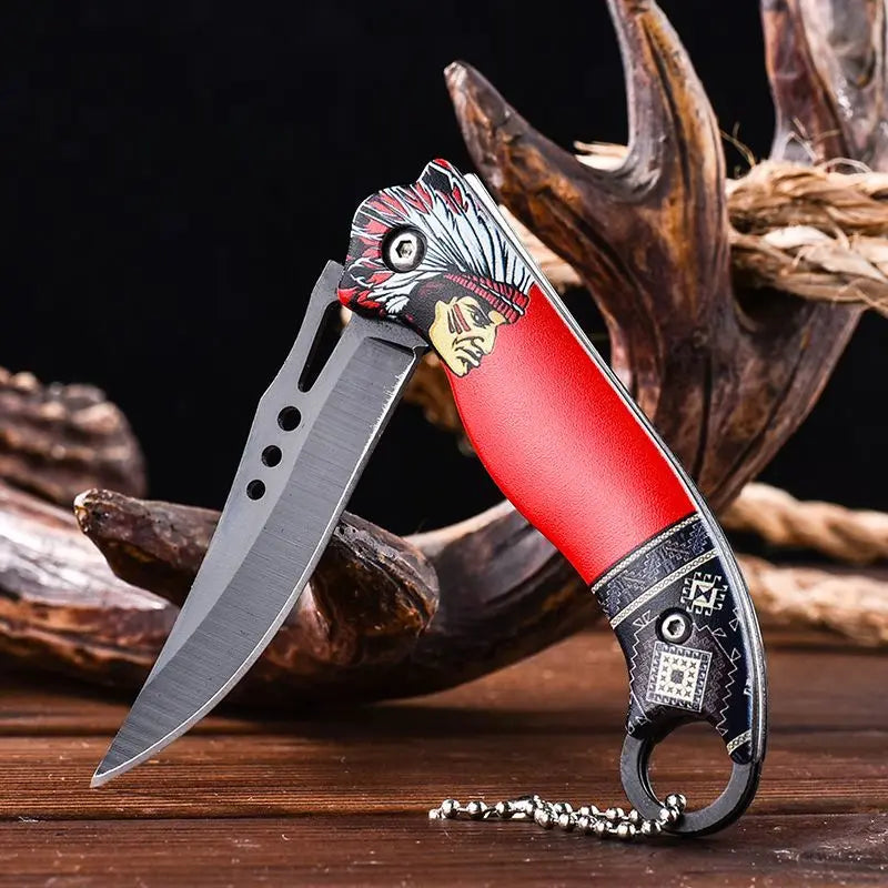 Mini Folding Pocket Knife – Stainless Steel EDC Camping Tool Folding Pocket Knife Axl