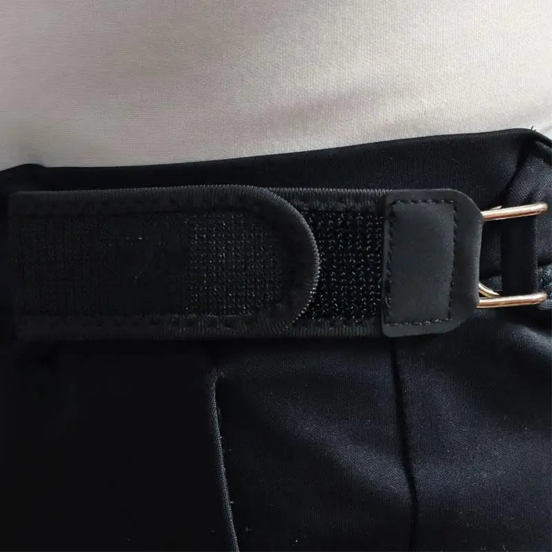 Buckleless Elastic Belt – Adjustable Metal Hook Invisible Waist Belt Elastic Waist Belt Axl