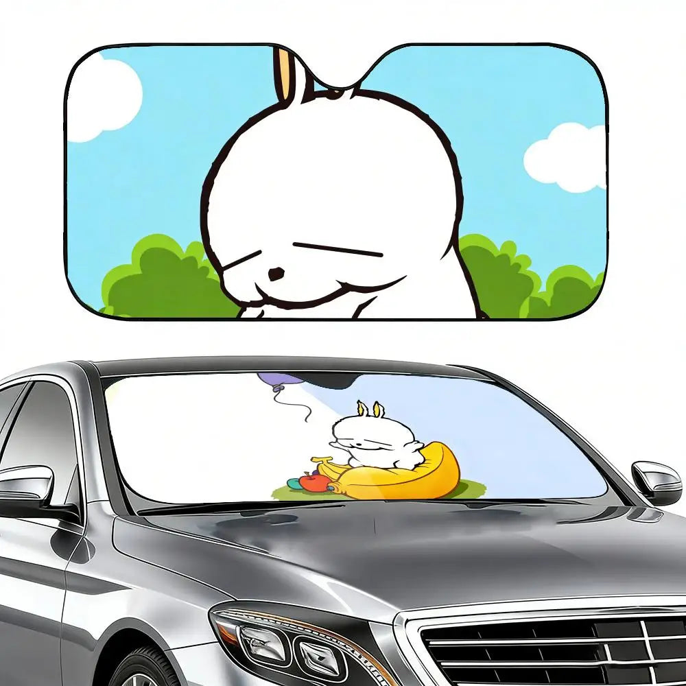 Mashimaro Car Windshield Sunshade – UV & Heat Protection Car Windshield Sunshade Axl