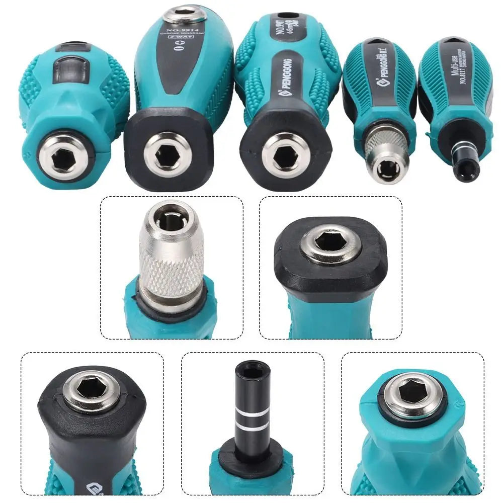 Magnetic Screwdriver Handle & Bit Holder – 6.35mm/4mm/5mm Screwdriver Bit Holder Axl