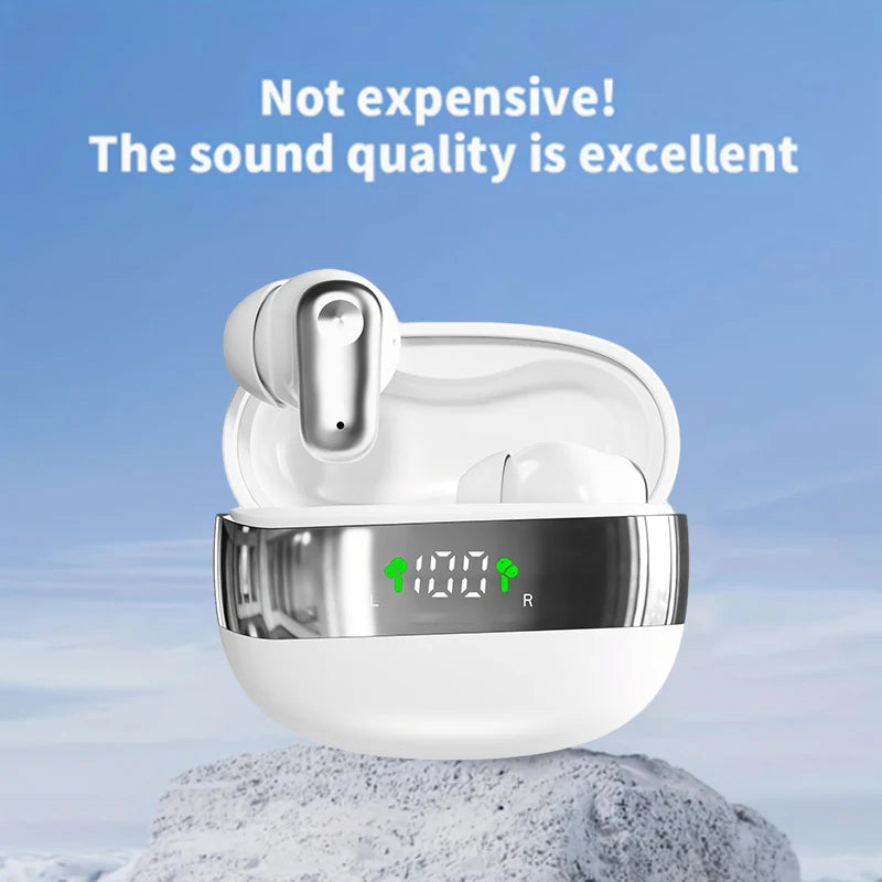 MINI550 Bluetooth 5.4 TWS Earbuds – Noise Cancelling Wireless Wireless TWS Earbuds Axl