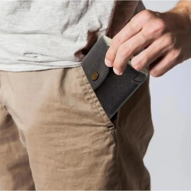 PU Leather Cash Holder Wallet – Money Clip & Bill Organizer Money Clip Wallet Axl