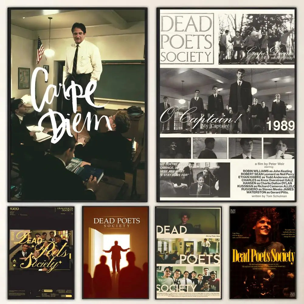 Dead Poets Society Movie Poster – HD Wall Art Print Movie Wall Poster Axl