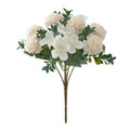 Artificial Silk Hydrangea Bouquet – Wedding & Home Décor Artificial Flower Bouquet Axl WHITE 3 pcs