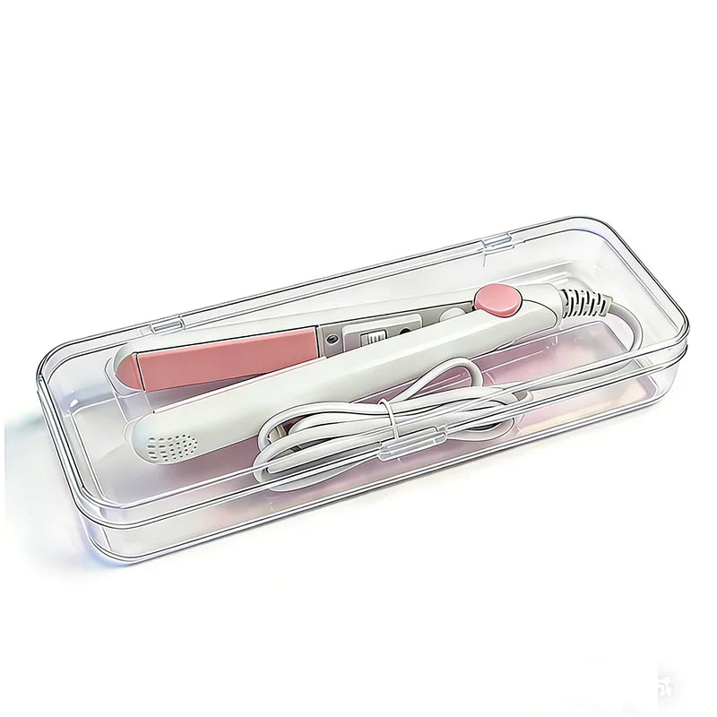 3-in-1 Mini Ceramic Hair Straightener & Curling Iron | Flat Iron Hair Straightener Iron Axl Chic White Box AU