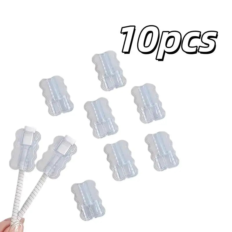 TPU Wave Cable Protectors – Anti-Break Cord Sleeves 1/10 Pack Cable Cord Protector Axl 10pcs
