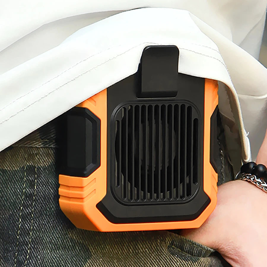4-in-1 Portable Fan – Waist Clip, Desktop, Handheld & Power Bank Portable Personal Fan Axl