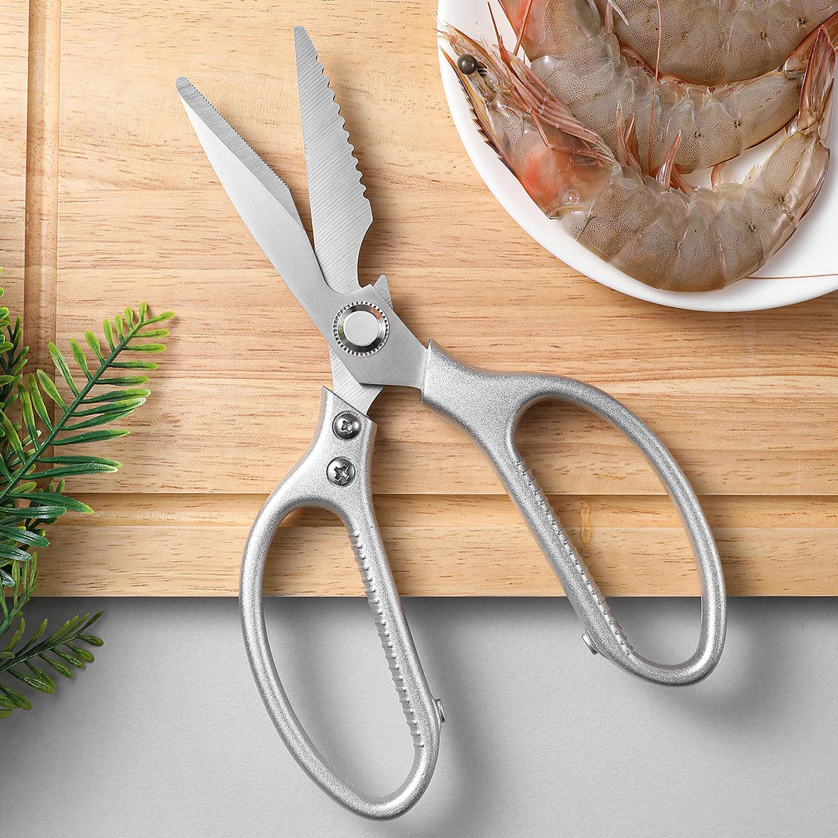 Heavy Duty Stainless Steel Kitchen Scissors | Chicken Shears Kitchen Scissors Axl
