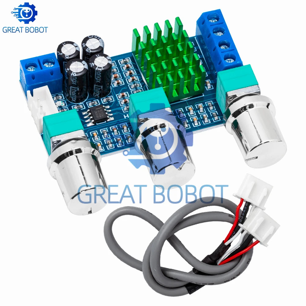 XH-M567 TPA3116D2 80W×2 Dual-Channel Digital Amplifier Board Audio Amplifier Board Axl