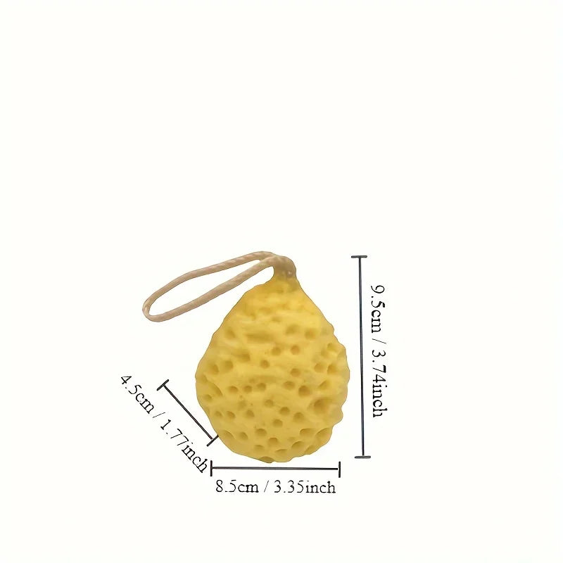 Flower-Shaped Exfoliating Bath Sponge Set – Foaming Massage Balls Bath Sponge Set Axl