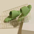 Women's Shell Petal Platform Slippers | Non-Slip EVA Sandals Women's Platform Slippers Axl Light Green 40-41