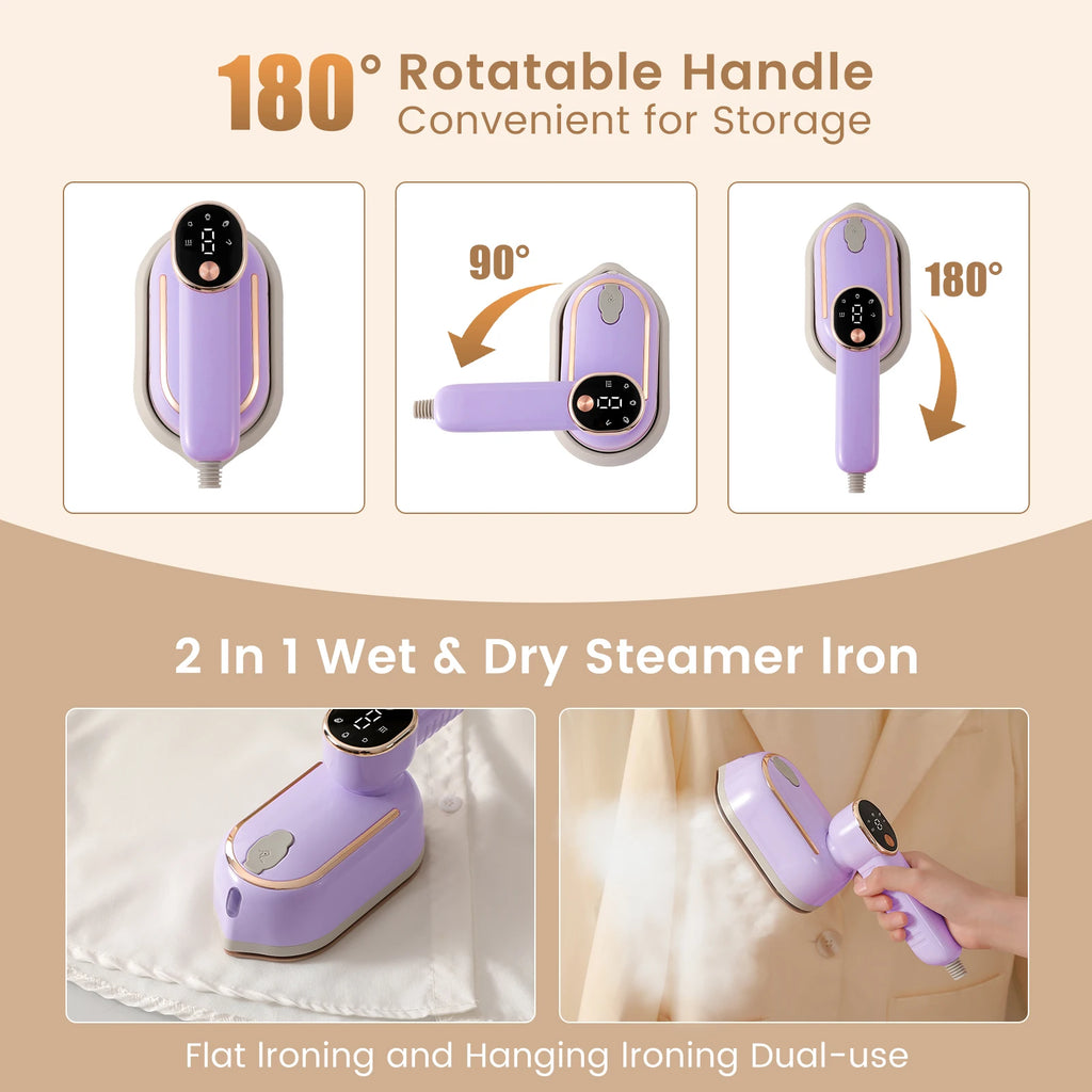 BALASHOV Portable Handheld Steam Iron & Garment Steamer Handheld Garment Steamer Axl