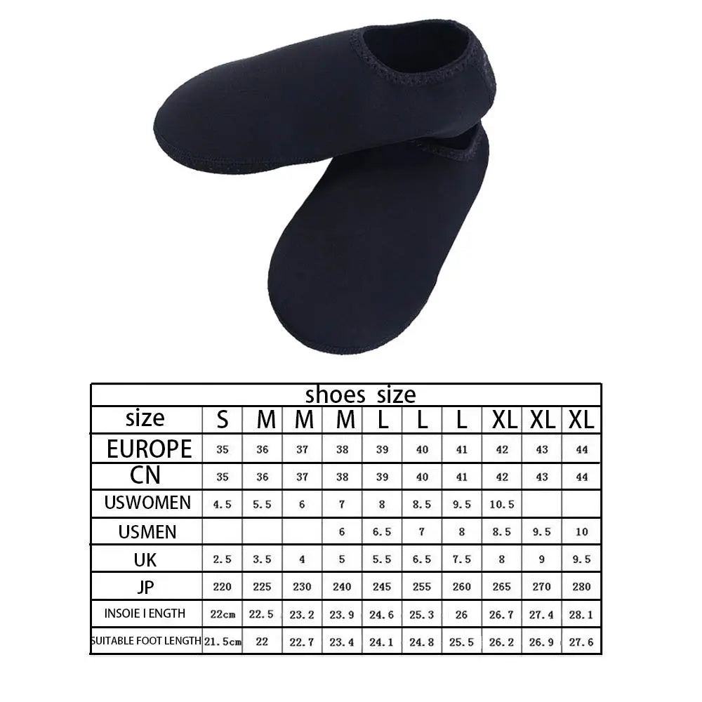 3mm Neoprene Diving Socks – Wetsuit Water Shoes for Adults Neoprene Diving Socks Axl