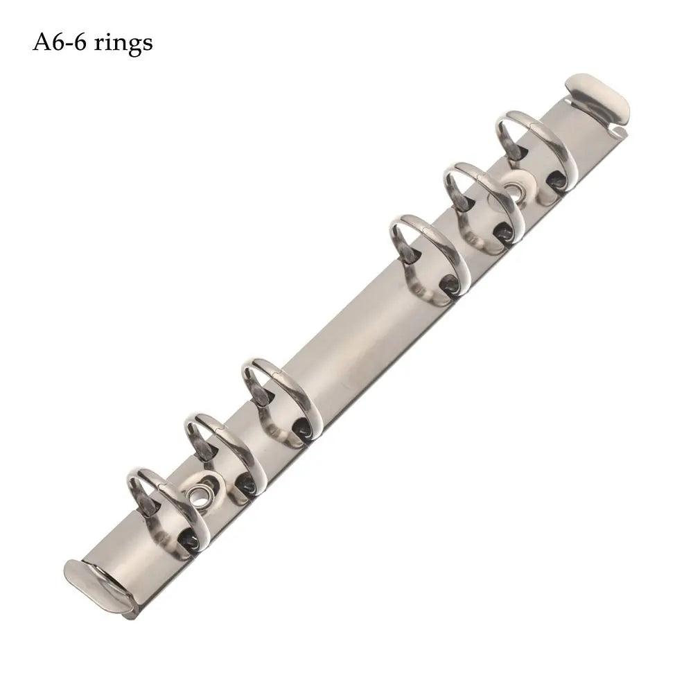 Metal Loose-Leaf Binder Clip A4 B5 A5 A6 A7 | Ring Notebook Clip Loose-Leaf Binder Clip Axl A6-6 rings