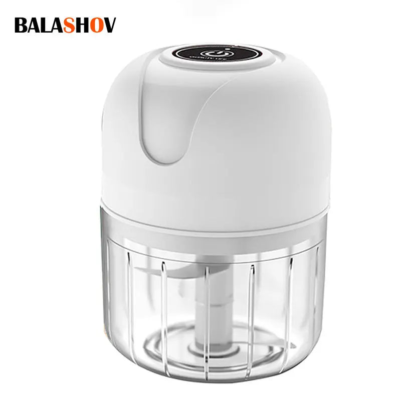 BALASHOV Mini Electric Garlic Chopper – USB Food Chopper 250ml Electric Food Chopper Axl