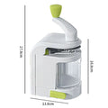 5-Blade Vegetable Spiralizer – Zucchini Noodle & Pasta Maker Vegetable Spiralizer Axl 4 In 1 Spiralizer