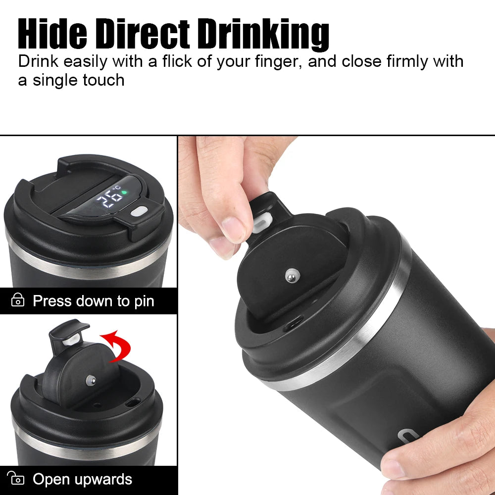 510ml Thermal Travel Mug with LED Temperature Display Thermal Travel Mug Axl