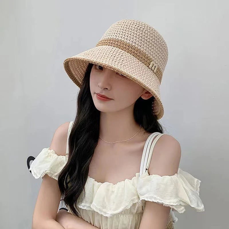 Women's Foldable Bucket Hat – UV Protection Summer Beach Hat Bucket Sun Hat Axl