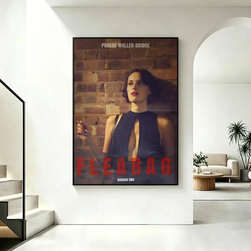 Fleabag TV Series Vintage Poster – HD Waterproof Wall Art Art Wall Poster Axl