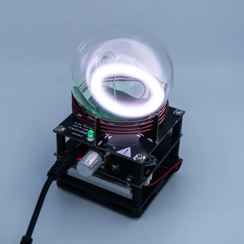 Plasma Ring Noble Gas Glass Ball – Modern LED Home Décor Decorative Ornament Axl