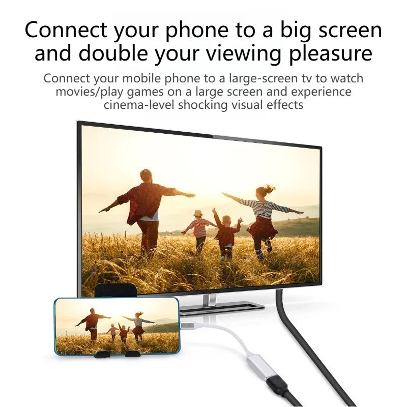 USB-C to HDMI Adapter Cable 4K – Laptop, Tablet & Phone USB-C HDMI Adapter Axl