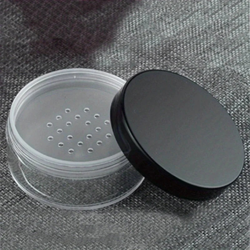 2-Pack Loose Powder Jar with Sifter | Empty Makeup Container Cosmetic Powder Jar Axl