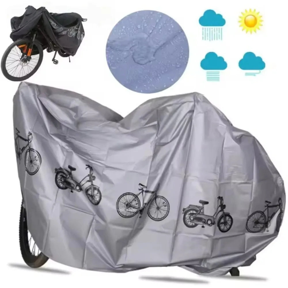 PEVA Bicycle & Motorcycle Cover – Waterproof, UV & Dustproof Bike Protective Cover Axl